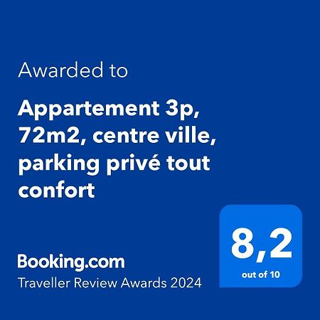 Appartement 3P, 72M2, Centre Ville, Parking Prive Tout Confort Біскарросс Екстер'єр фото